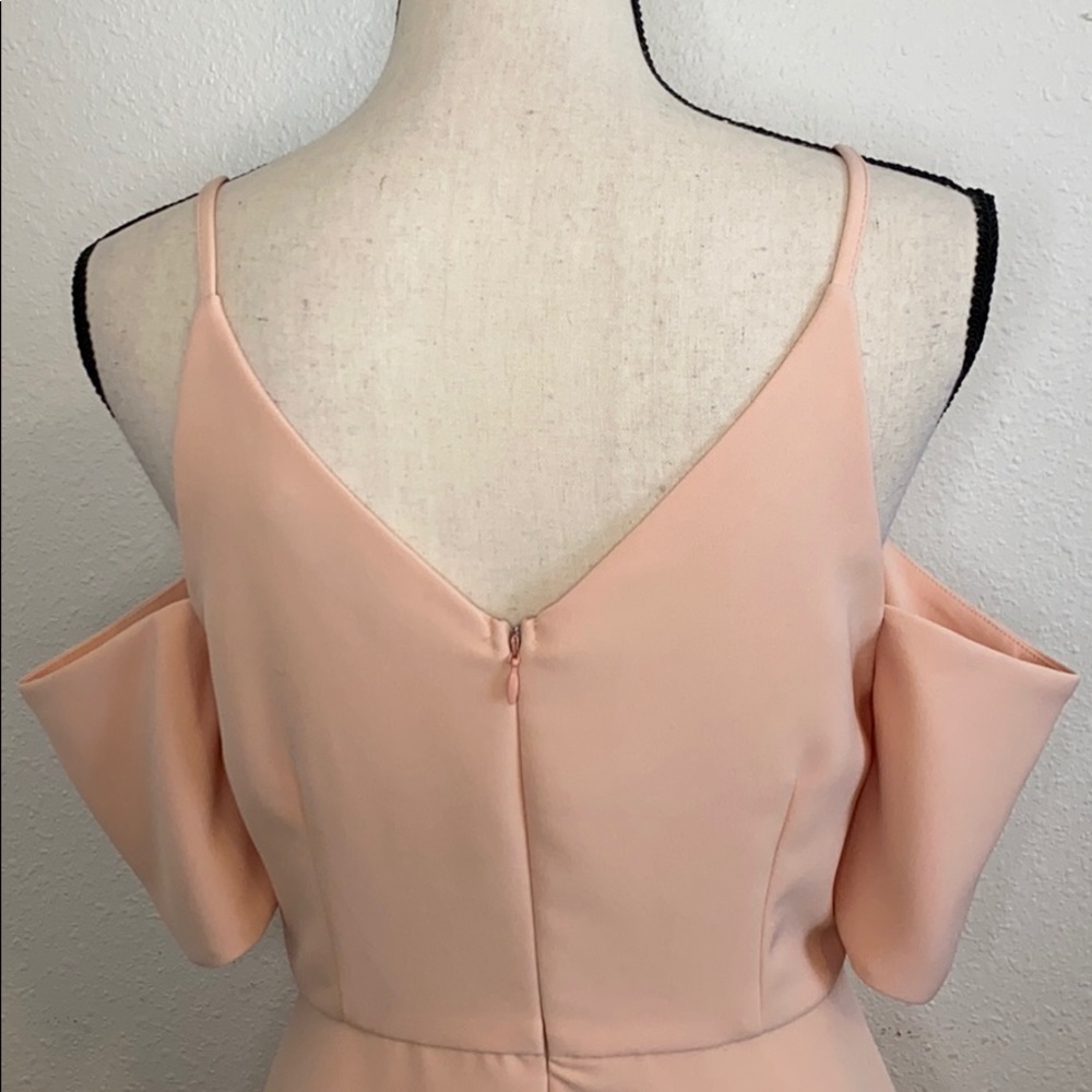 DO+BE Cold Shoulder Blush Dress - Picture 3 of 8